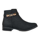 BOTINES STYLO MUJER 645 SUEDE NEGRO