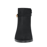 BOTINES STYLO MUJER 645 SUEDE NEGRO