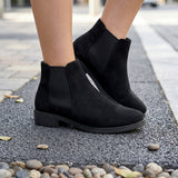 BOTINES STYLO MUJER 335-M SUEDE NEGRO