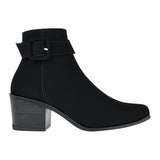 BOTINES STYLO MUJER 5020 BUCK NEGRO
