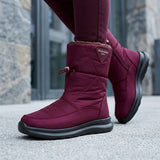 BOTINES DE INVIERNO MUJER TORRENTE 2205 TEXTIL VINO