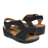 SANDALIAS TORRENTE MUJER 1SEN1 SIMIPIEL NEGRO