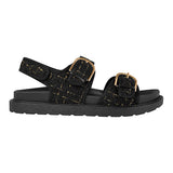 SANDALIAS TORRENTE MUJER JAD003 TEXTIL NEGRO