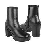 BOTINES TORRENTE MUJER JAD13 SIMIPIEL NEGRO