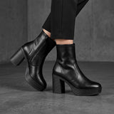 BOTINES TORRENTE MUJER JAD13 SIMIPIEL NEGRO