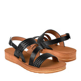 SANDALIAS TORRENTE MUJER U10756-12 SIMIPIEL NEGRO