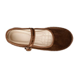 ZAPATOS CASUALES TORRENTE MUJER  SPFLAT03B SUEDE CAFÉ
