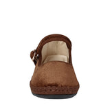 ZAPATOS CASUALES TORRENTE MUJER  SPFLAT03B SUEDE CAFÉ