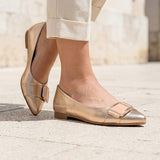 ZAPATOS SIENA MUJER 6911 SIMIPIEL ORO