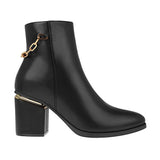 BOTINES DAMA BERLIN 71850301 SIMIPIEL NEGRO