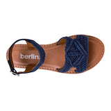 SANDALIAS DAMA BERLIN 768701-2 TEXTIL AZUL