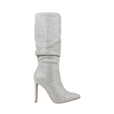 BOTAS DAMA BERLIN 755111-3 SUEDE PLATA