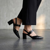 TACONES BERLIN MUJER 778003-5 CHAROL NEGRO