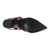 TACONES BERLIN MUJER 778003-3 CHAROL ROJO