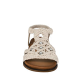 SANDALIAS DAMA BERLIN 769427-2 TEXTIL BEIGE