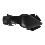 TACONES DE FIESTA BERLIN MUJER 718606-1 TEXTIL NEGRO