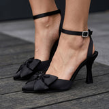 TACONES DE FIESTA BERLIN MUJER 718606-1 TEXTIL NEGRO