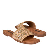 SANDALIAS BERLIN MUJER 923465-03 TEXTIL BEIGE