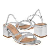 SANDALIAS DE FIESTA BERLIN MUJER 732007-2 CHAROL PLATA