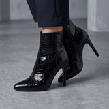 BOTINES BERLIN MUJER 800510-5 CHAROL NEGRO