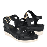 SANDALIAS DAMA STYLO RY7700 SIMIPIEL NEGRO
