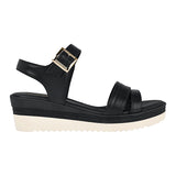 SANDALIAS DAMA STYLO RY7700 SIMIPIEL NEGRO