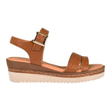SANDALIAS DAMA STYLO RY7700 SIMIPIEL CAFÉ