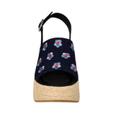SANDALIAS CAPA DE OZONO MUJER 612402 TEXTIL AZUL