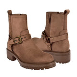 BOTINES DAMA CAPA DE OZONO 618402 SUEDE CAFÉ