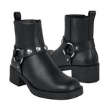 BOTINES DAMA CAPA DE OZONO 618903 SIMIPIEL NEGRO