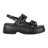 SANDALIAS CAPA DE OZONO MUJER 671601 SIMIPIEL NEGRO