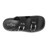 SANDALIAS CAPA DE OZONO MUJER 671601 SIMIPIEL NEGRO
