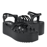 SANDALIAS DAMA CAPA DE OZONO 631004 SIMIPIEL NEGRO