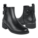 BOTINES CAPA DE OZONO MUJER 652801 SIMIPIEL NEGRO
