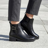 BOTINES CAPA DE OZONO MUJER 652801 SIMIPIEL NEGRO