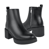 BOTINES CAPA DE OZONO MUJER 653001 SIMIPIEL NEGRO