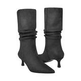 BOTAS MUJER CAPA DE OZONO 690001 SUEDE NEGRO