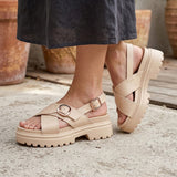 SANDALIAS CAPA DE OZONO MUJER 676901 SIMIPIEL BEIGE