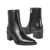 BOTINES CAPA DE OZONO MUJER 681501 SIMIPIEL NEGRO