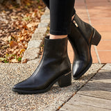 BOTINES CAPA DE OZONO MUJER 681501 SIMIPIEL NEGRO
