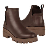 BOTINES STYLO MUJER 1004 SIMIPIEL CAFÉ
