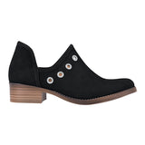 BOTINES DAMA STYLO 5606 GAMUZA NEGRO