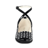 ZAPATOS DAMA STYLO 7018 CHAROL NEGRO