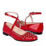 ZAPATOS DAMA STYLO 7018 CHAROL ROJO