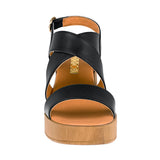 SANDALIAS DAMA STYLO 5754 SIMIPIEL NEGRO
