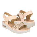 SANDALIAS DAMA STYLO 2517003 SIMIPIEL BEIGE