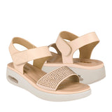 SANDALIAS DAMA STYLO 2517003 SIMIPIEL BEIGE