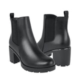 BOTINES STYLO MUJER 2409103 SIMIPIEL NEGRO