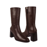 BOTAS CORINA MUJER M3825 SIMIPIEL CAFÉ