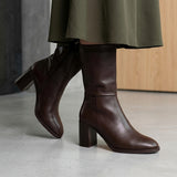 BOTAS CORINA MUJER M3825 SIMIPIEL CAFÉ